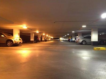 Testing parking lot lighting at Lakeridge Health Oshawa
