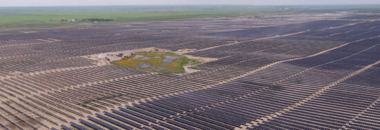 The completed Travers Solar Project