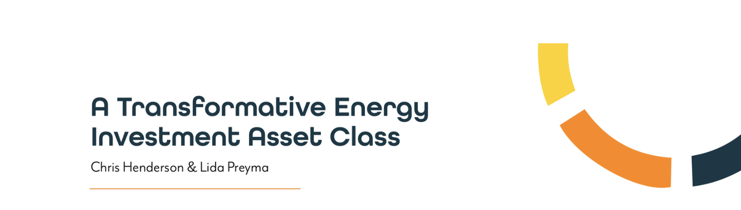 A Transformative Energy Investment Asset Class | Clean50